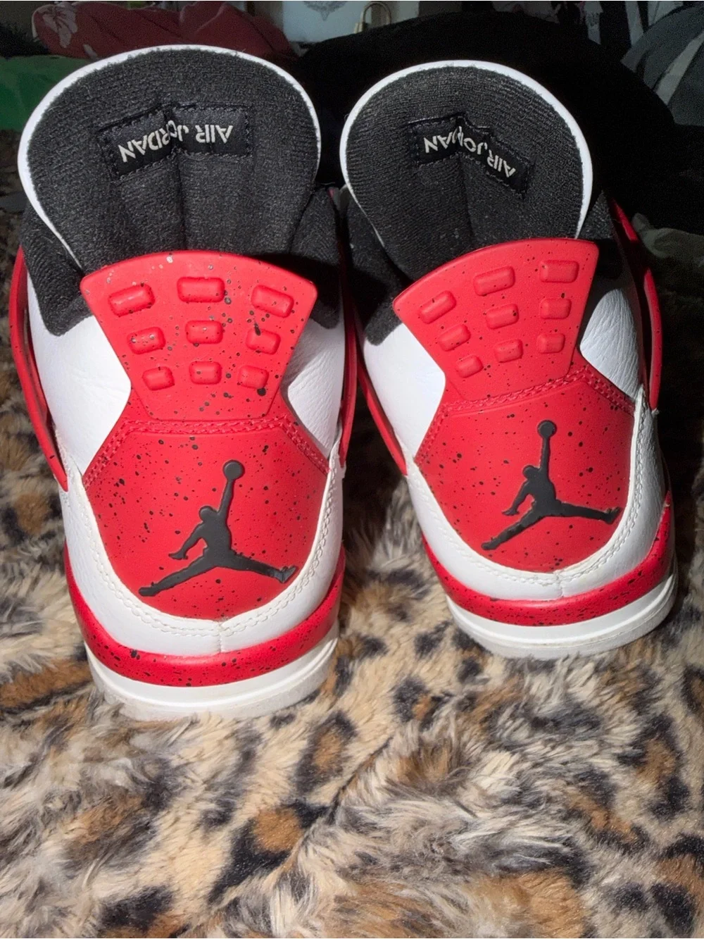 Jordan White/Red/Black Retro Men’s Sneakers
